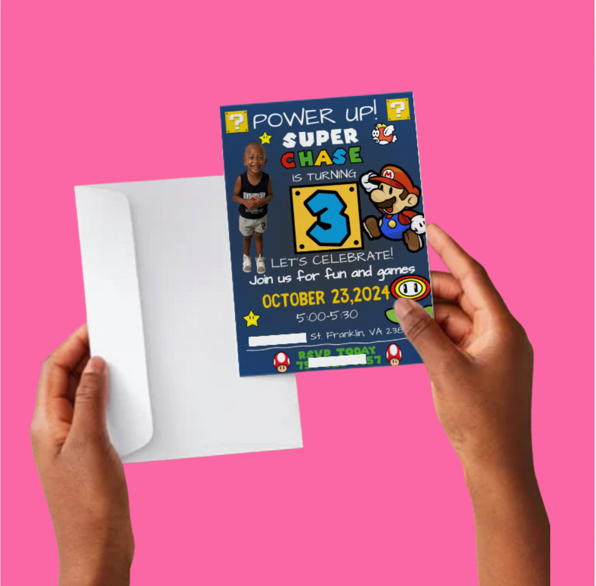 Custom Digital Event Invitation