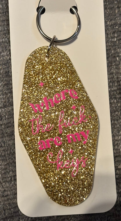 Motel Keychain- Ready Made