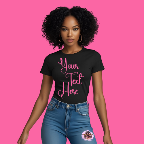 Custom Text Adult Shirt