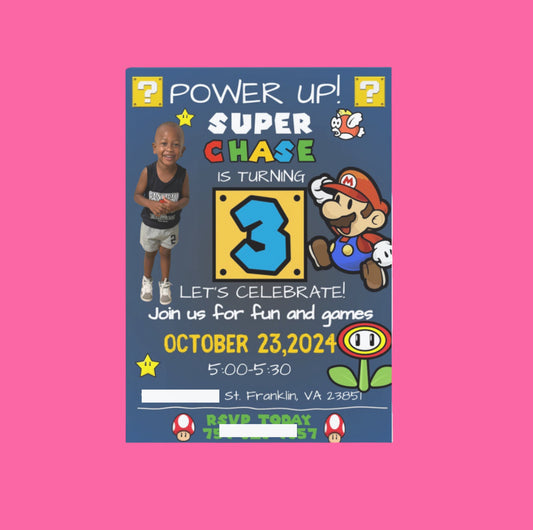 Custom Digital Event Invitation